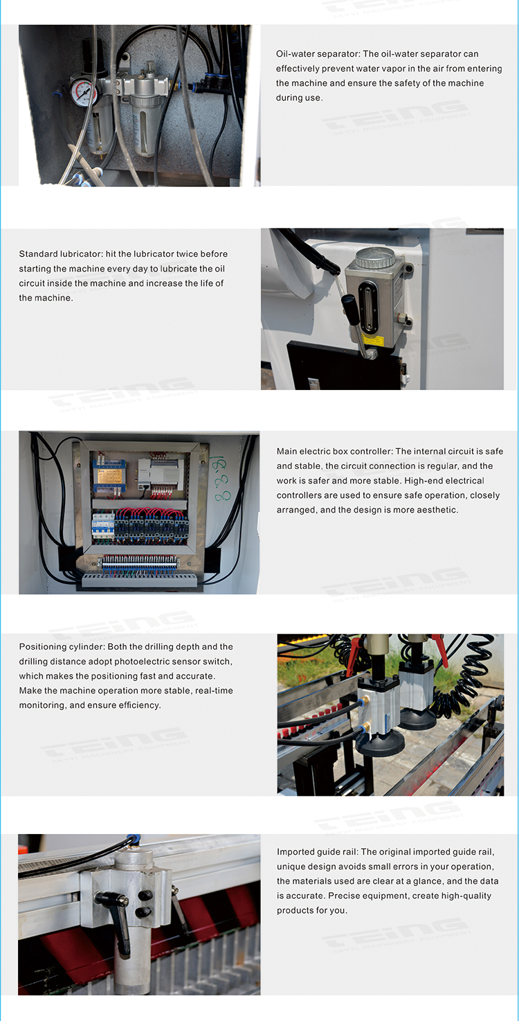 Video Technical Support Multi Boring Machine for Woodworking CNC Deep Hole Drilling
