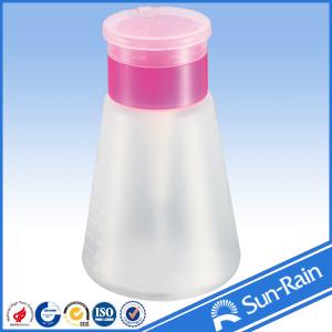 Quality Cylindrical Plastic Lotion bottle with nail varnish remover pump wholesale