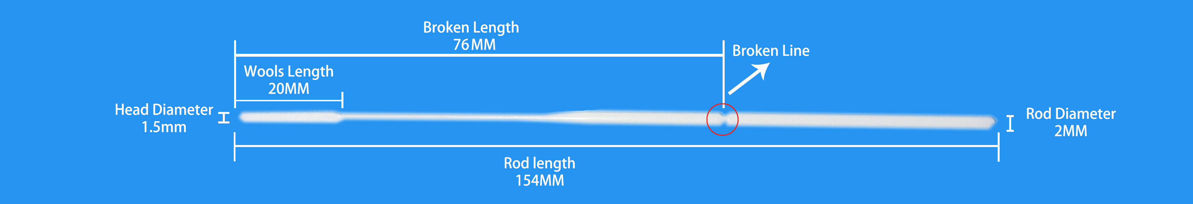 DNA RNA Sample Collection Throat Nasal Swab For Nucleic Acid Detection
