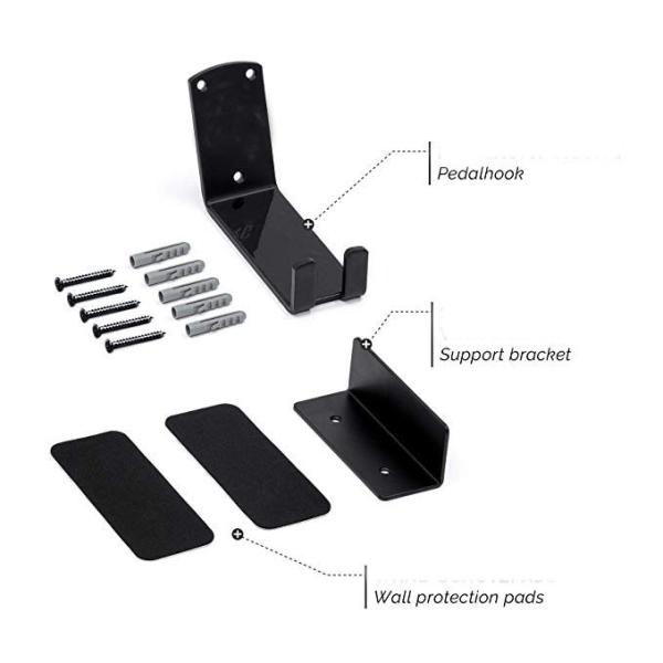 Standard Bike Wall Mount Horizontal/Vertical Hanging Rack for Garage and Indoor