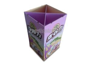Quality Eye Catching Candy Cardboard Dump Bins Square With Cross Dividers wholesale