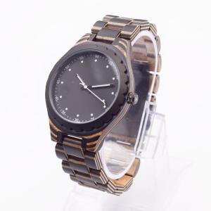 Quality Skateboard 45mm Waterproof Wood Watch For Men 3ATM Quartz Chinese Movement wholesale