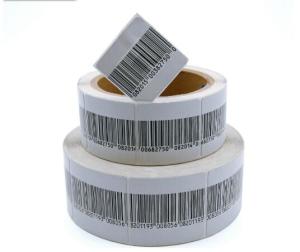 Quality Wholesale Cheap Security Magnetic Eas Paper Cosmetic Soft Label with Self Adhesive Barcode wholesale