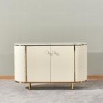 Modern 201 Stainless Steel Console Table With Drawer 0.46m3