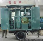 Metallic Cover Vacuum Oil Filter Machine Outdoor With Trailer 600 ~ 18000LPH