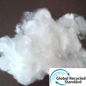 Quality 64mm Recycled Polyester Staple Fiber 1.5D Non Silicon Fiber wholesale