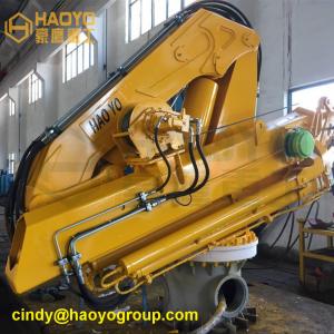 Quality 1 ton Foldable Hydraulic Boom Shop Marine Pedestal Cranes Marine Ship Deck Crane wholesale