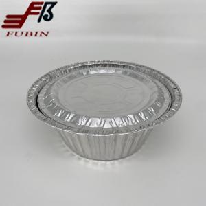 Quality Deep 800ml Round Foil Trays Heat Resistance Food Package wholesale
