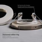 Round White Bathroom Spotlights IP65 Waterproof Recessed LED Downlight