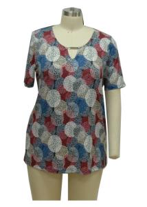 Quality Comfortable Ladies Casual T Shirts Ladies Casual Blouses With Deko Bar Decoration wholesale