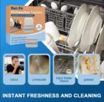 Powerful Oil Stains Dishwasher Solid Detergent Tablets 50 Pcs