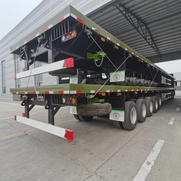 Heavy Duty 40FT Flatbed/Plateform Cargo/Container Chassis Truck Semi Trailer