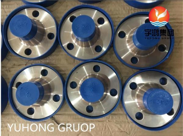Cheap ASTM B151 C70600 Copper Nickel Alloy Forged Flange SCH80 CL150 Weld Neck Rised Face B16.5 for sale