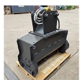 Railway Excavator Bucket High Speed Rotating Tool Crushing Shrubs Of Different