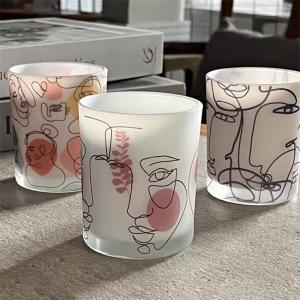 Quality Matte Candle Vessels Painted Large Empty Candle Container Candles Jars wholesale