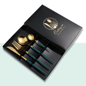 Quality LFGB 16*25*3.5cm 4 Piece Flatware Set Travel Knife Fork Spoon Chopsticks Set wholesale