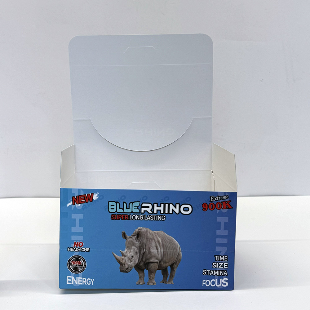Male Enhancement Pills Rhino 69 Packaging Paper Box With Customized Function