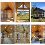 Fast Install Luxury Villa Prefabricated A Frame House Steel Structure Triangle