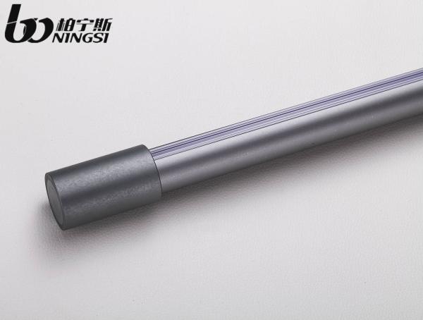 Thickened curtain rod curtain track pulley curtain rod mute straight rail slide