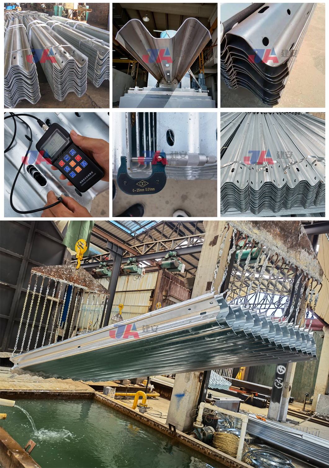 OEM Safety Roller Barrier Highway Guardrail Hot Galvanized Roller Crash Barrier
