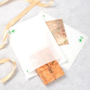 Quality Custom Printed Biodegradable Recycled Glassine Paper Bag Craft Paper Gift Bags Wax For Packaging wholesale