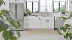 Termite Proof Wall Kitchen Cabinet with Island in Classic Outdoor Industrial