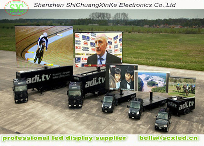 1R1G1B Mobile Truck LED Display P6 Full Color High Resolution SMD CE Approval