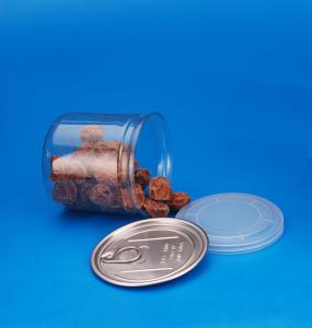 Quality PET Material Empty Plastic Jars , High Durability Plastic Food Containers wholesale