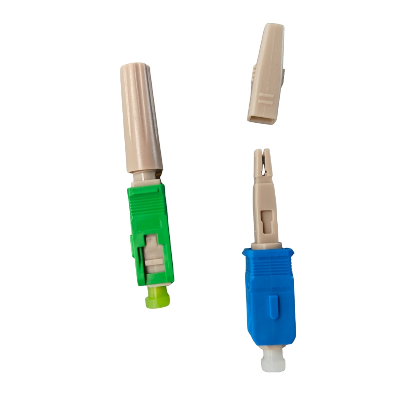FTTH/FTTX Indoor SC APC UPC Assembly 0.3dB Low Field Fiber Optic Equipment Fast Connector