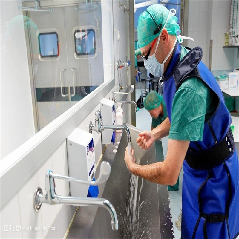 Hospital Stainless Steel Surgeon Type Wash Basin , Knee Operated Hand Wash Sink