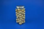 Food Grade Square 811ml Transparent Pet Biscuit Jar