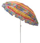 42 inches Streerable Metal Beach Umbrella With UPF 50 Protection with 210T