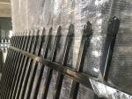 Customized Black Zinc Steel Metal Garrison Fence Panels Maintenance Free