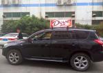 IP65 P5 Taxi Top LED Sign Advertising Screens 192*64dot Resolution 2 Years
