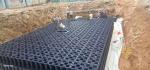 193L Black Infiltration Tanks Rainwater Collection System for Sustainable
