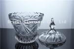 wholesale wedding party plates glass candy stand, glass fruit plates with lid