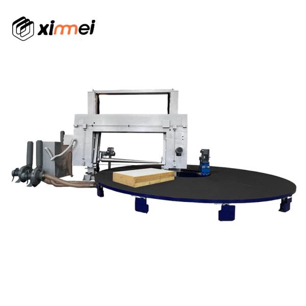 C-618 For hard sponge cutting Anti-Skid Platform Carousel horizontal band knife