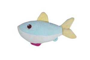 Quality 25G Colored Stuffed Fish Toy , Machine Washable Eco Friendly Baby Toys wholesale