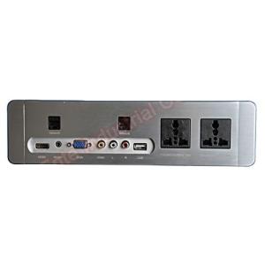 Quality Multiple Hotel Wall Mount Media Hub Socket / Wall Mount Media Jack wholesale