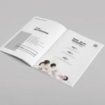 Paper Soft Cover Full Color Brochures , Custom Business Card Printing ISO 9001