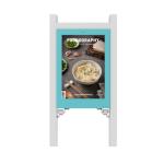 outdoor LCD display landscape digital signage touch screen double side