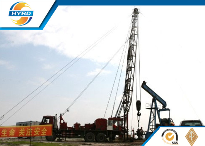 Professional Onshore Oil Well Workover Oil Rig Truck Mounted Without Guyline