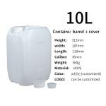 Durable HDPE 10L Plastic Chemical Resistant Containers With Lid 0.56kg