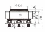 Warehousing AGV Lifting Mechanism Assembly Rotating Platform Lifting Load 1500KG