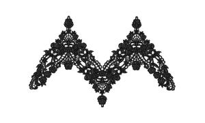 Quality Fashion embroidery neck trim lace collar wholesale