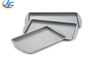 Quality RK Bakeware China Aluminium Baking Tray Commercial Aluminum Round Corner Sheet Pan wholesale