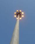 Galvanized Octagonal High Mast Poles Steel Lamp Posts