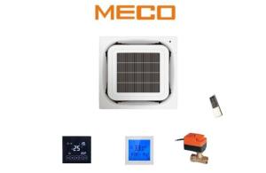 Quality 1200CFM, 2-TUBE round flow ceiling suspended fan coil unit chilled water units，brushless DC motor ，CE certification wholesale