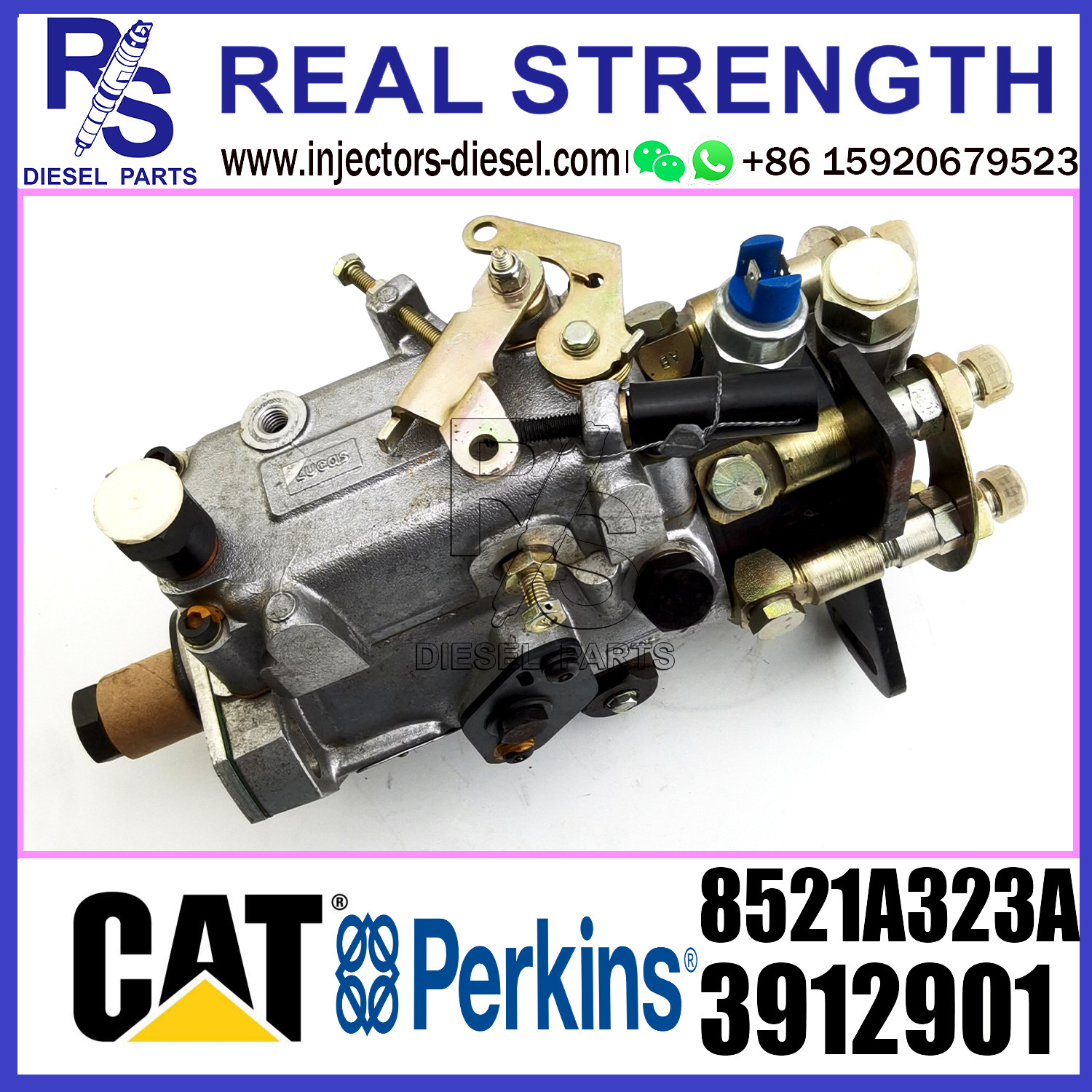 Delphi 6 Cylinder Diesel Fuel Injection Pump 8521A323A 3912901
