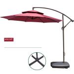 Outdoor Canopy Round Roman Umbrella with LMS-02 Aluminum Frame and 360 Degree